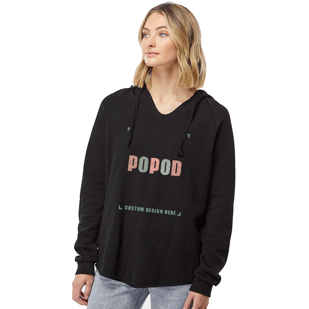 7 Colors Women’s V-neck Hooded Sweatshirt PP4142