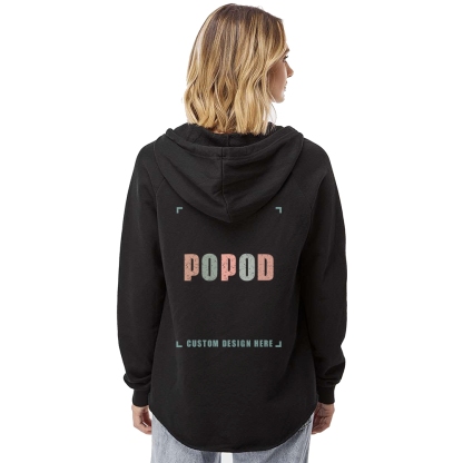 7 Colors  Women’s V-neck Hooded Sweatshirt PP4142