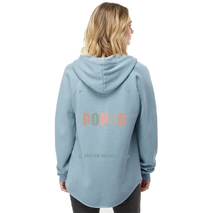 7 Colors  Women’s V-neck Hooded Sweatshirt PP4142