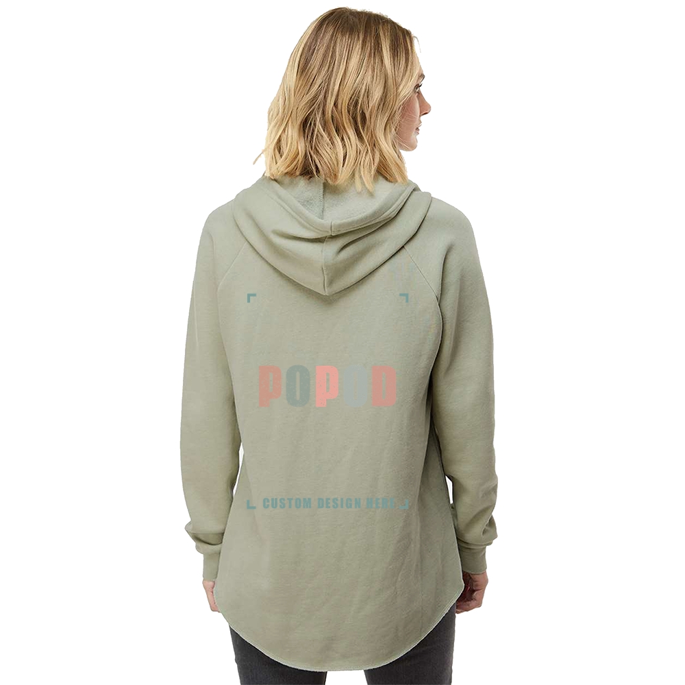 7 Colors  Women’s V-neck Hooded Sweatshirt PP4142