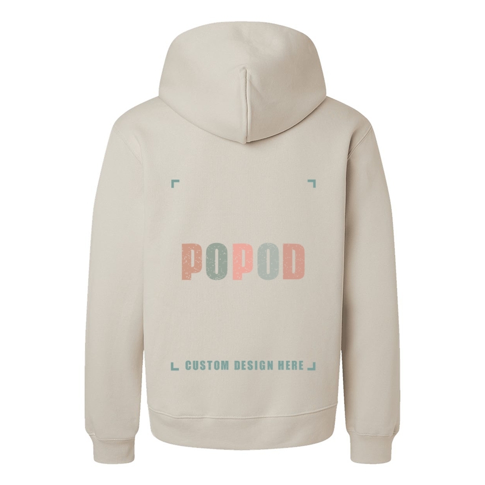 9 Colors Unisex Heavyweight no drawcord Hoodie Sweatshirt