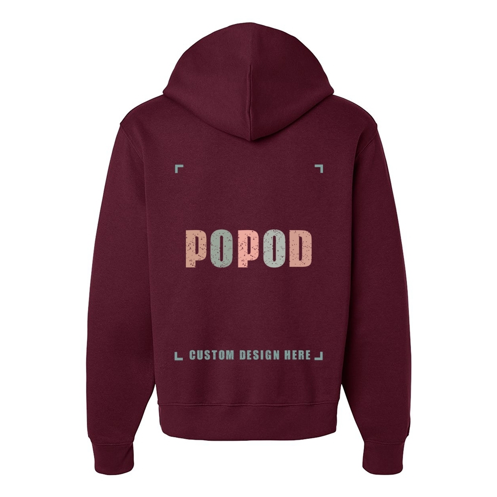 9 Colors Unisex Heavyweight no drawcord Hoodie Sweatshirt