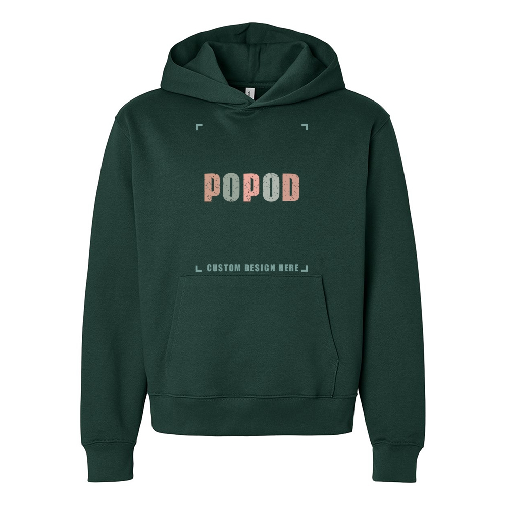 9 Colors Unisex Heavyweight no drawcord Hoodie Sweatshirt