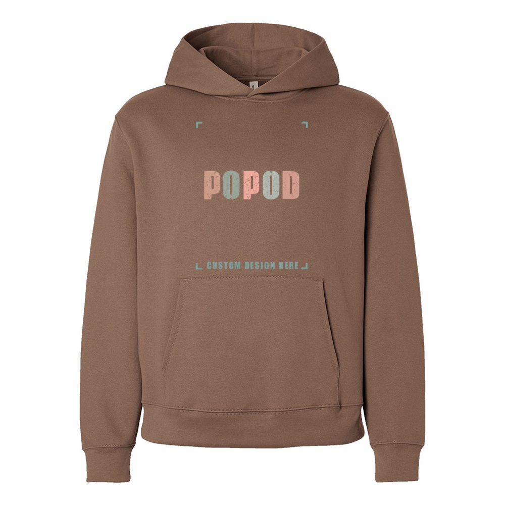 9 Colors Unisex Heavyweight no drawcord Hoodie Sweatshirt