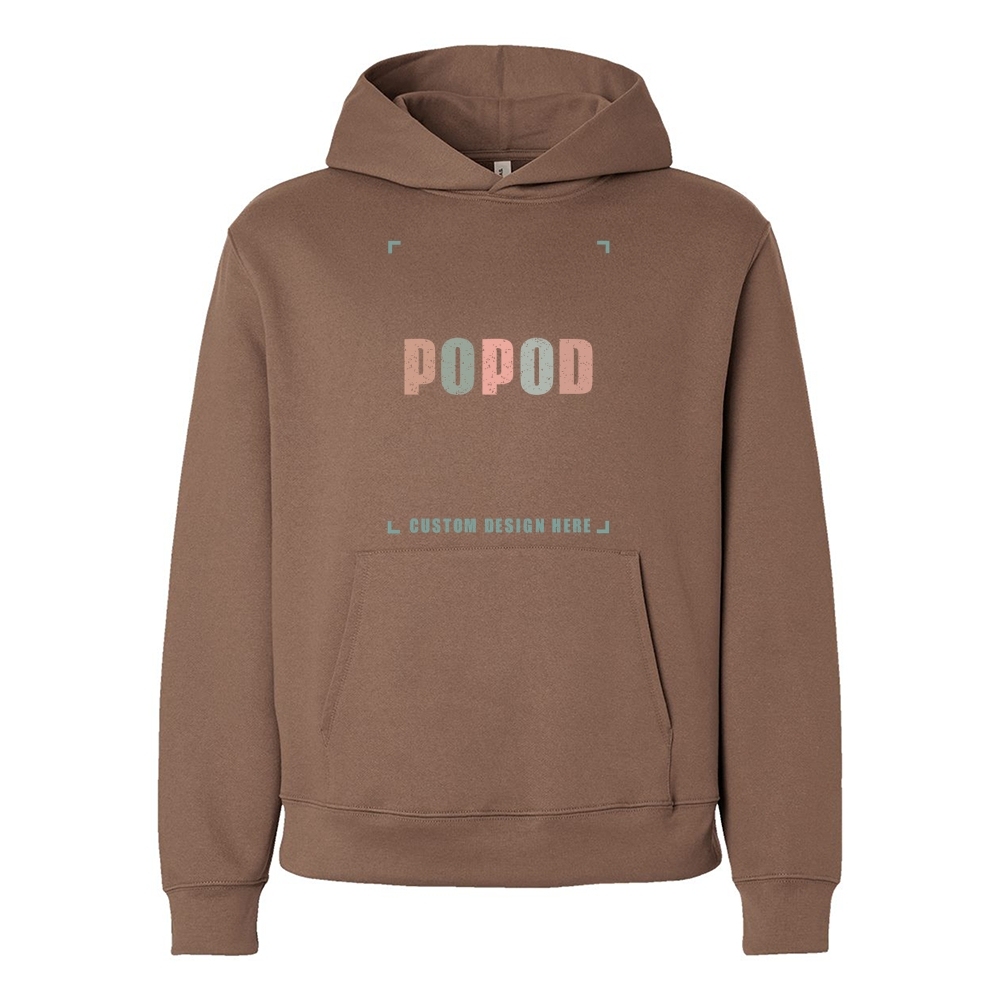 9 Colors Unisex Heavyweight no drawcord Hoodie Sweatshirt
