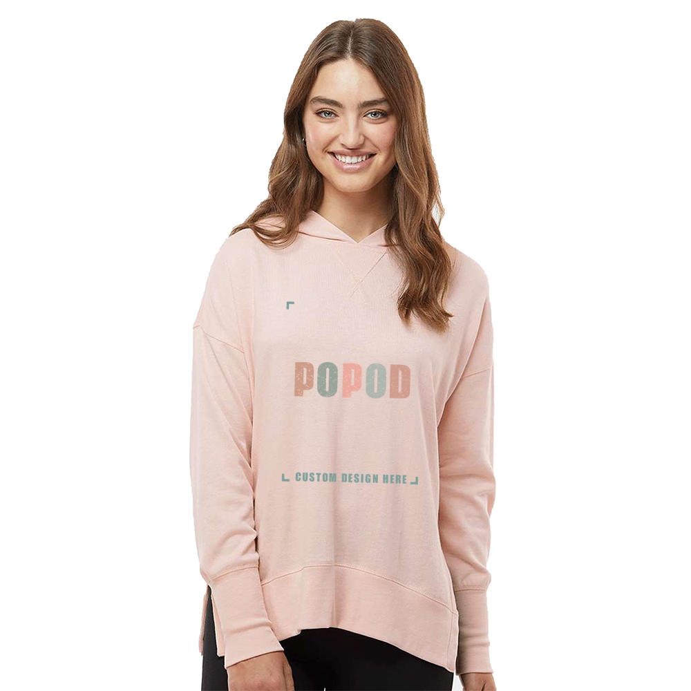 5 Colors Women's side-slit hooded PP4186