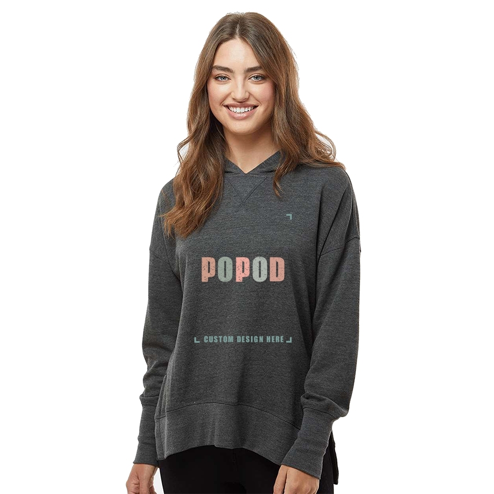 5 Colors Women's side-slit hooded PP4186