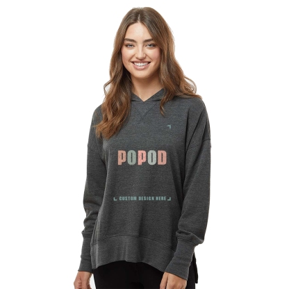 5 Colors Women's side-slit hooded PP4186