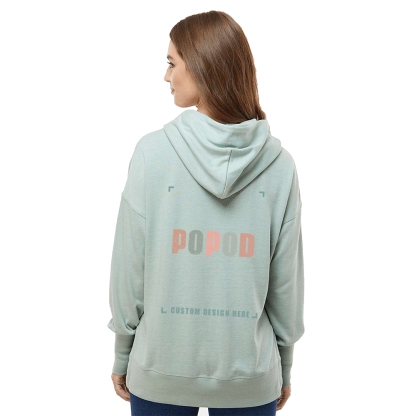 5 Colors Women's side-slit hooded PP4186