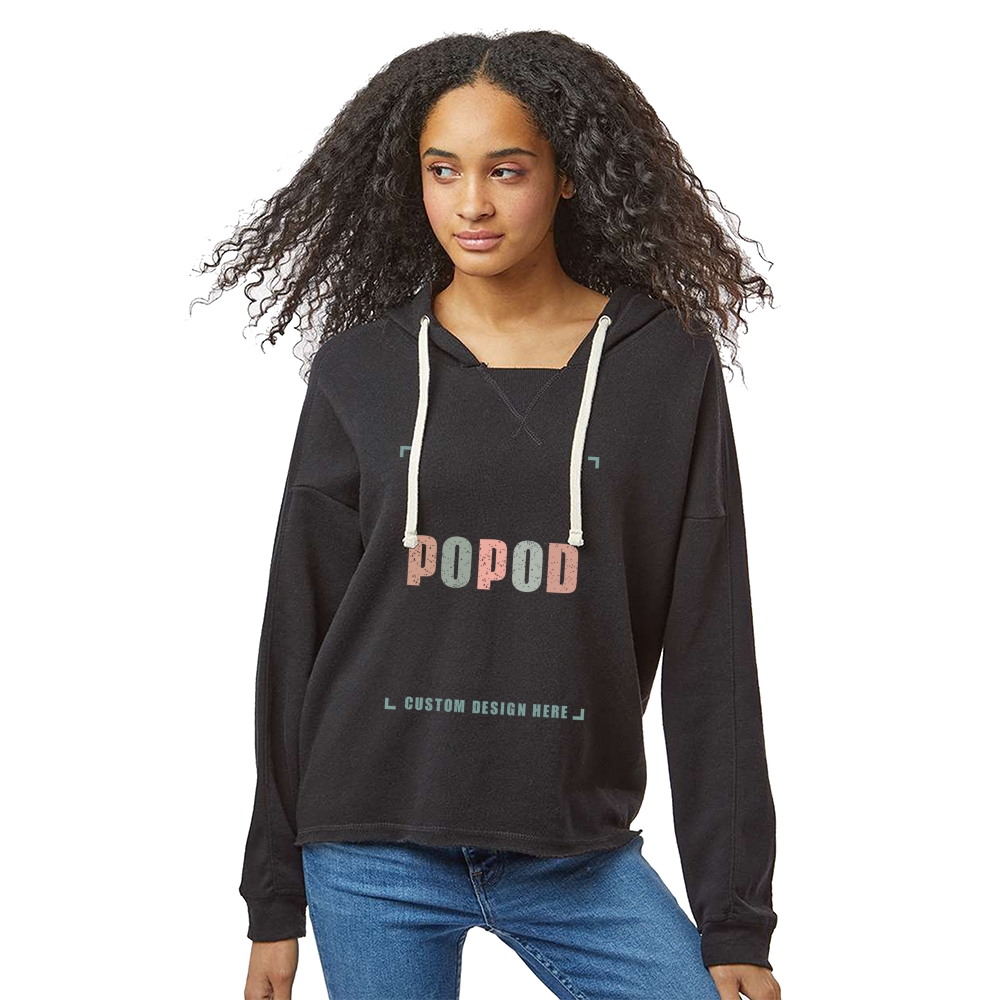 3 Colors Women's Crop Hooded PP9187