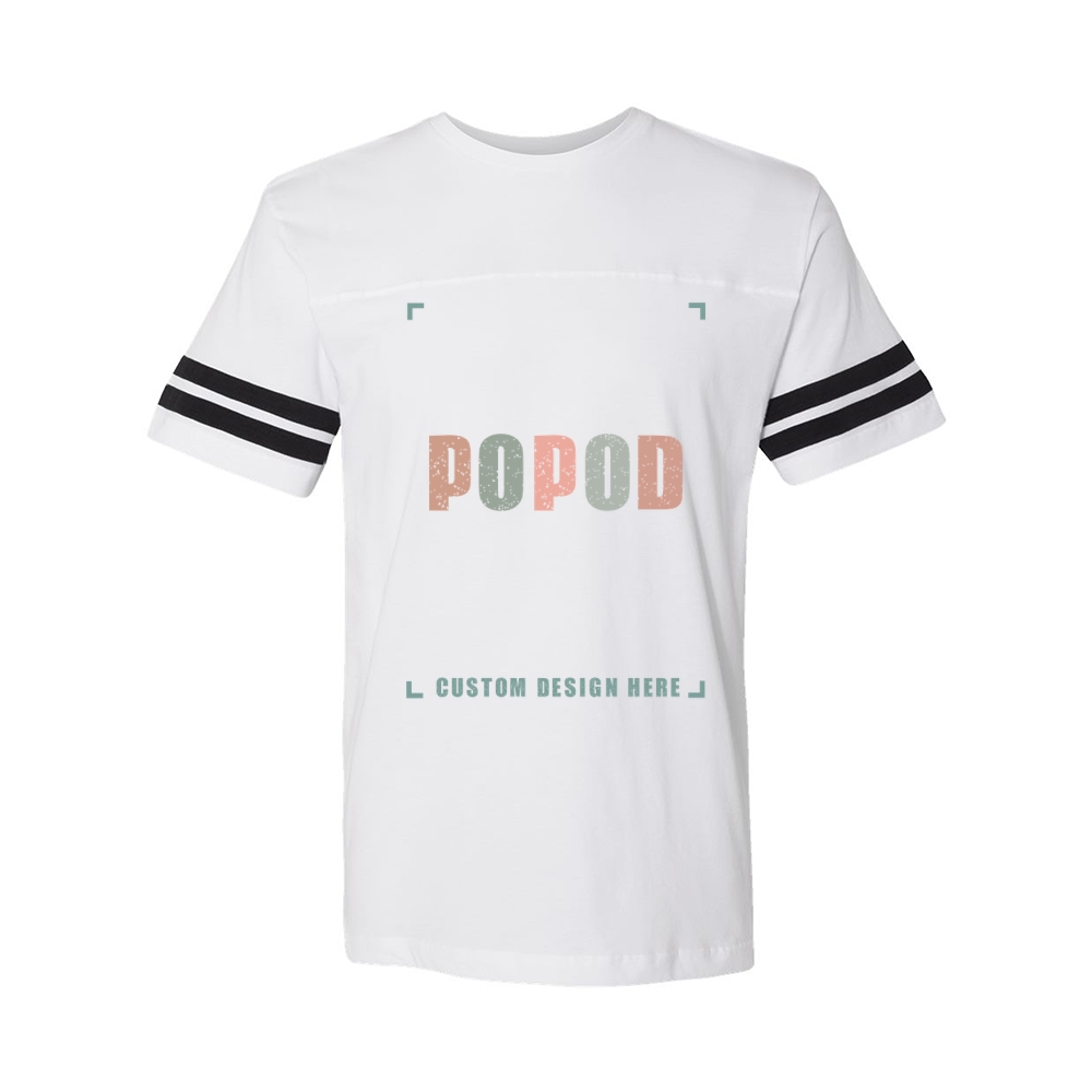 5 Colors Unisex Football Fine Jersey Tee PP9331