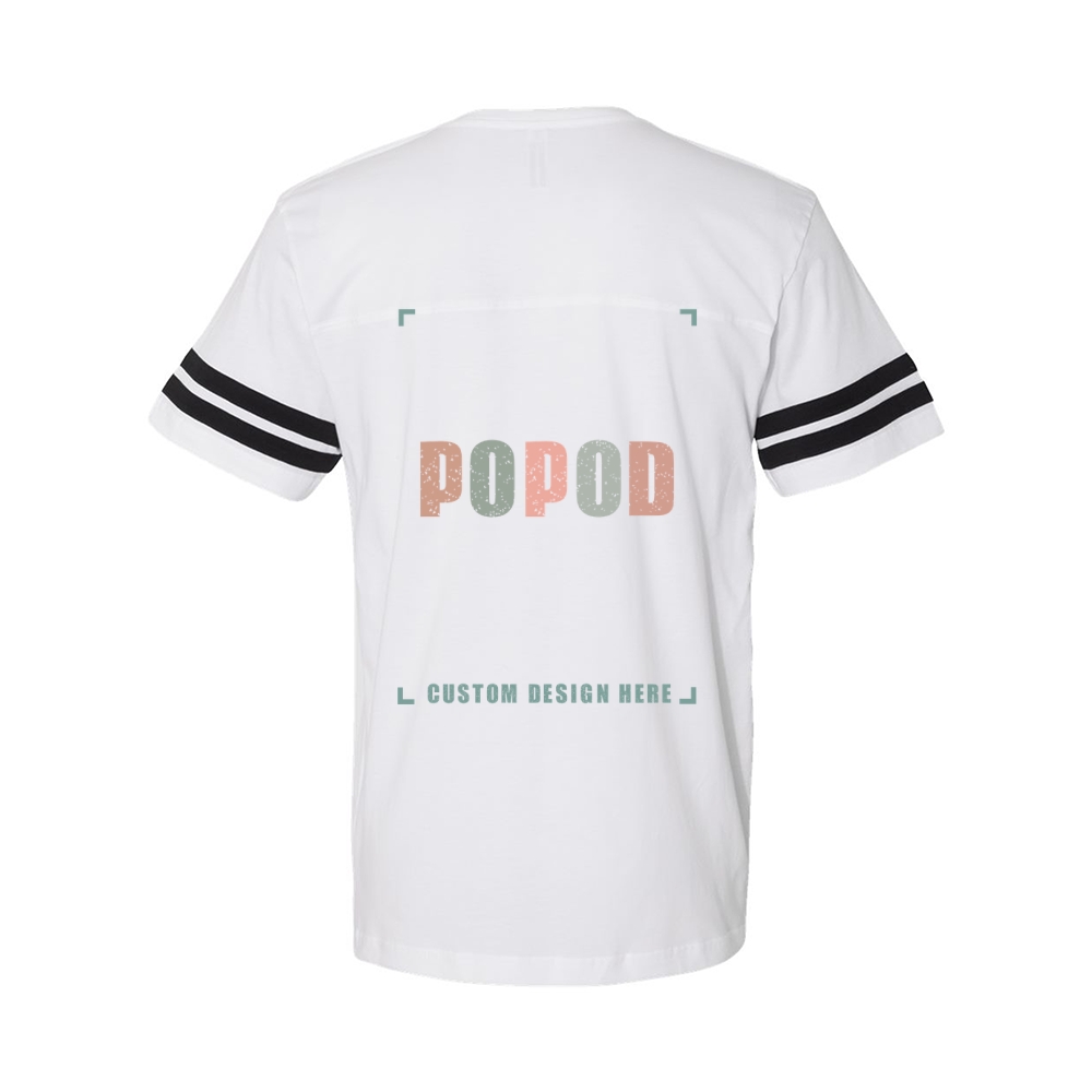 5 Colors Unisex Football Fine Jersey Tee PP9331