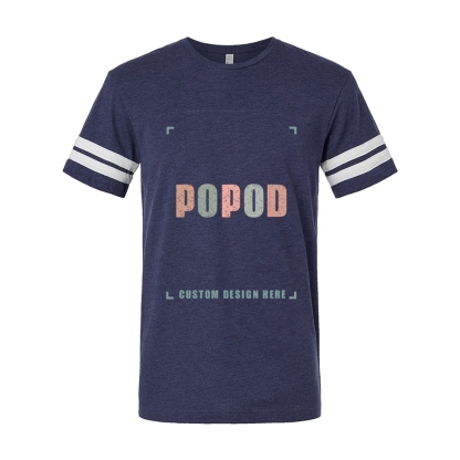 5 Colors Unisex Football Fine Jersey Tee PP9331