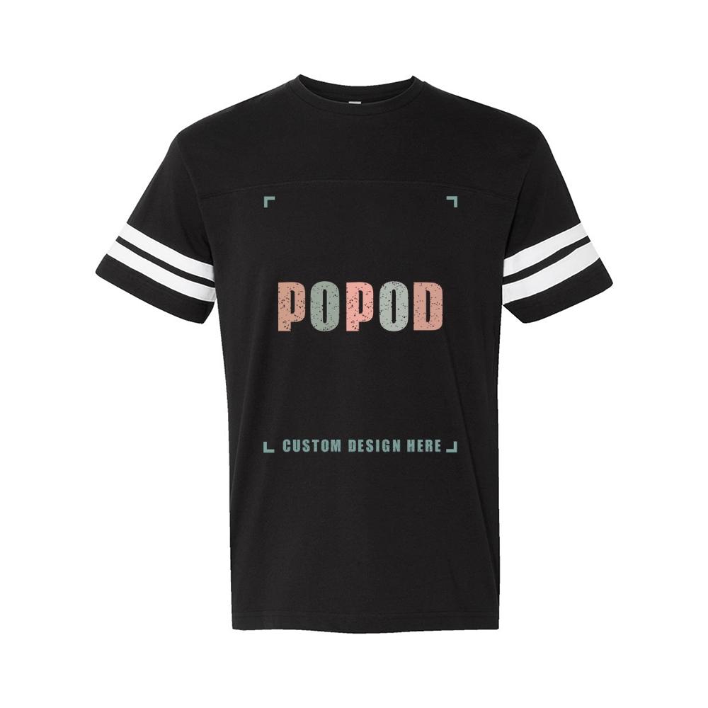 5 Colors Unisex Football Fine Jersey Tee PP9331