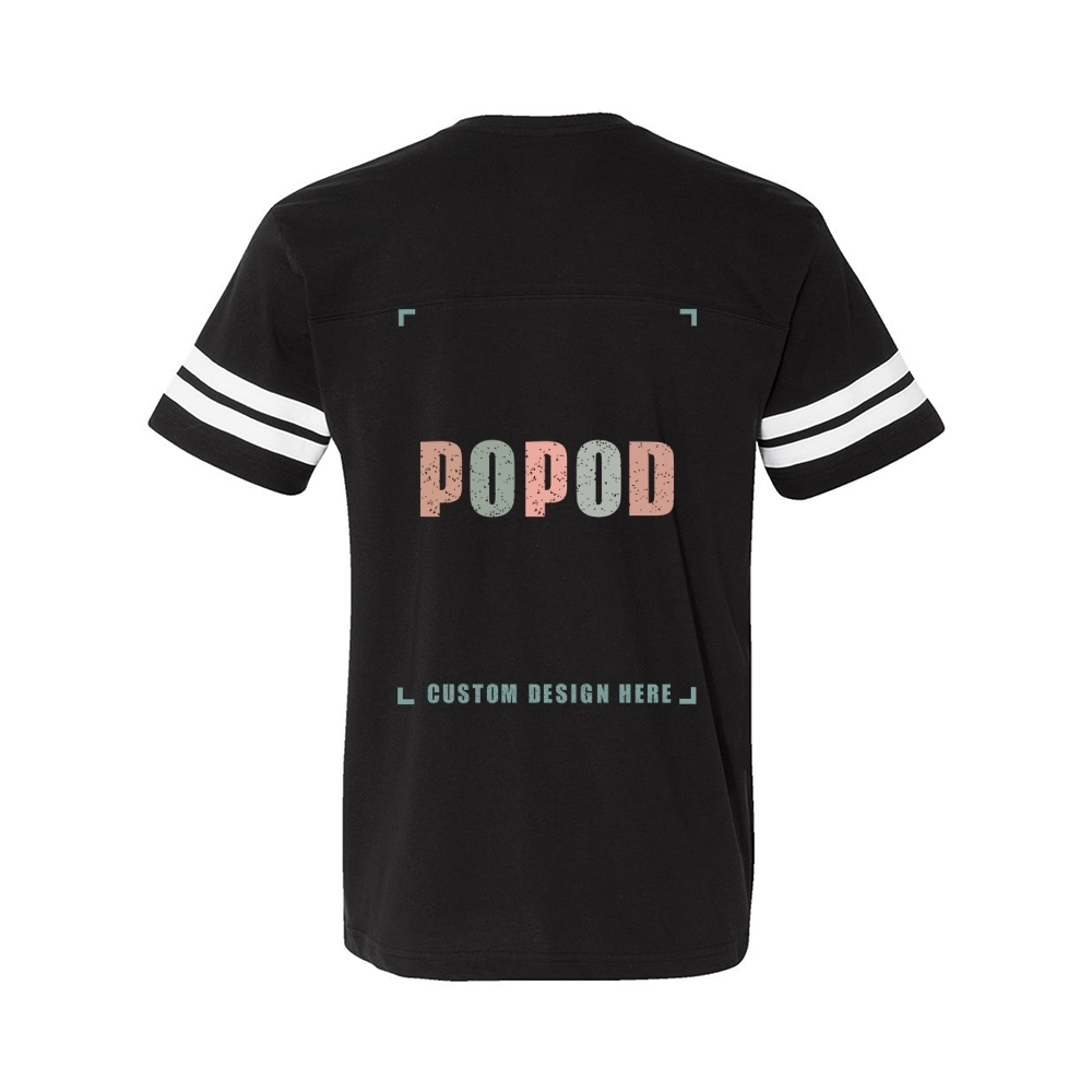 5 Colors Unisex Football Fine Jersey Tee PP9331