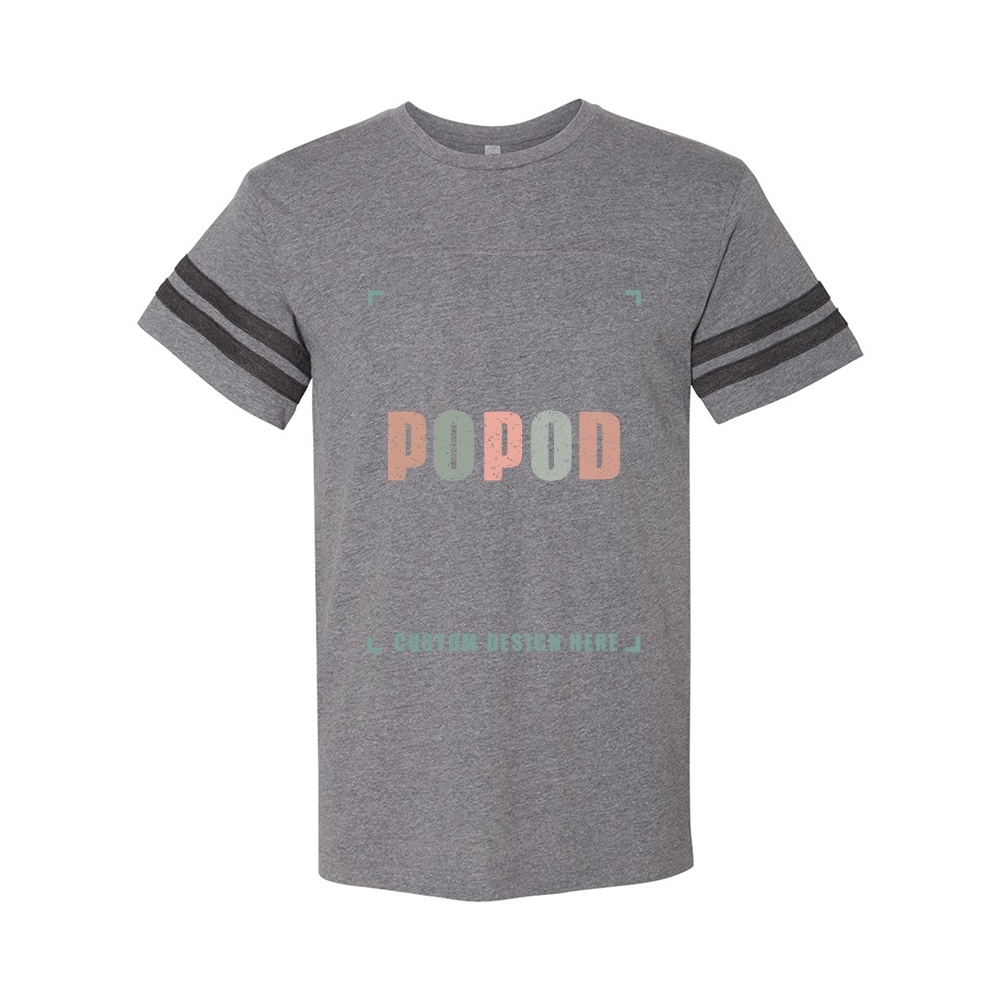 5 Colors Unisex Football Fine Jersey Tee PP9331