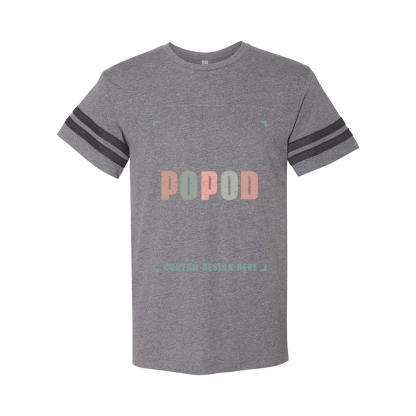 5 Colors Unisex Football Fine Jersey Tee PP9331