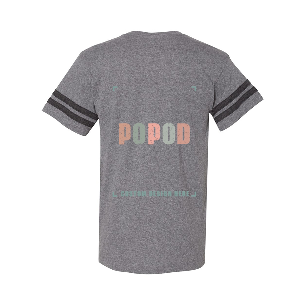 5 Colors Unisex Football Fine Jersey Tee PP9331