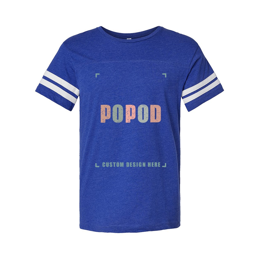 5 Colors Unisex Football Fine Jersey Tee PP9331