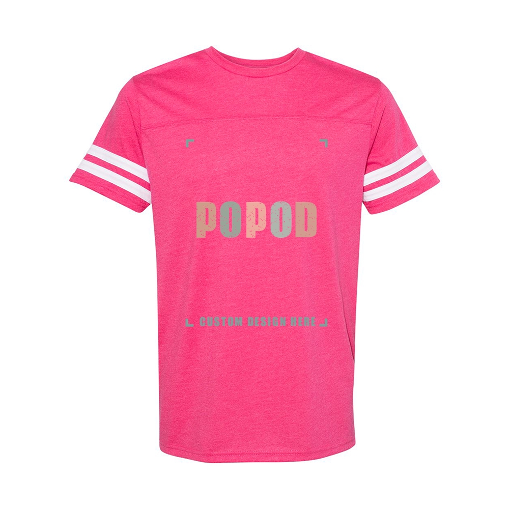 5 Colors Unisex Football Fine Jersey Tee PP9331