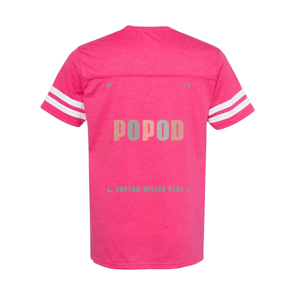 5 Colors Unisex Football Fine Jersey Tee PP9331