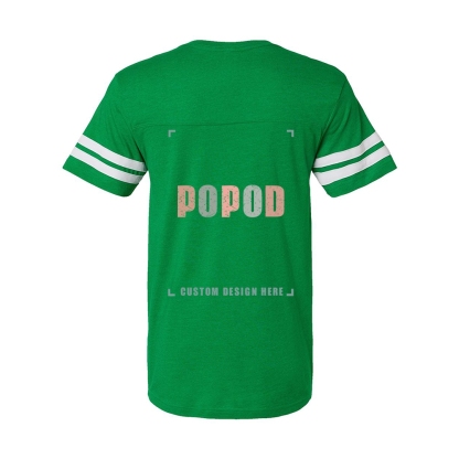 5 Colors Unisex Football Fine Jersey Tee PP9331