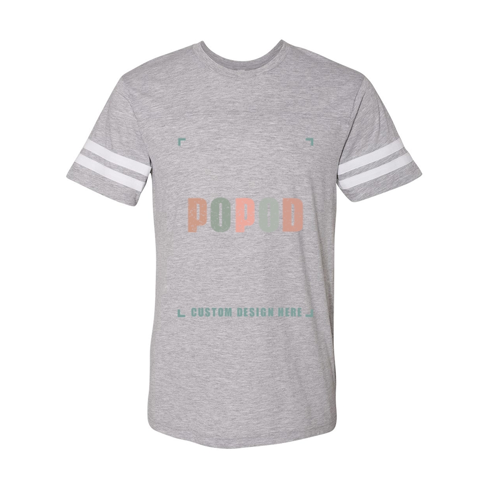 5 Colors Unisex Football Fine Jersey Tee PP9331