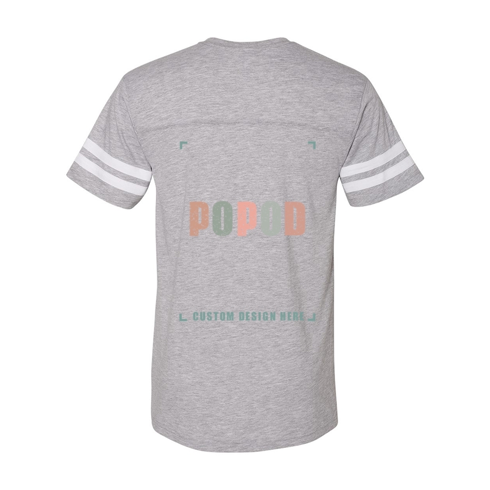 5 Colors Unisex Football Fine Jersey Tee PP9331