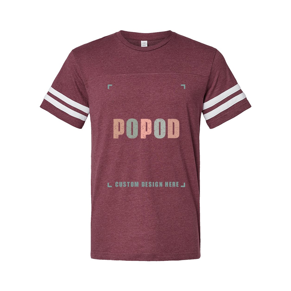 5 Colors Unisex Football Fine Jersey Tee PP9331