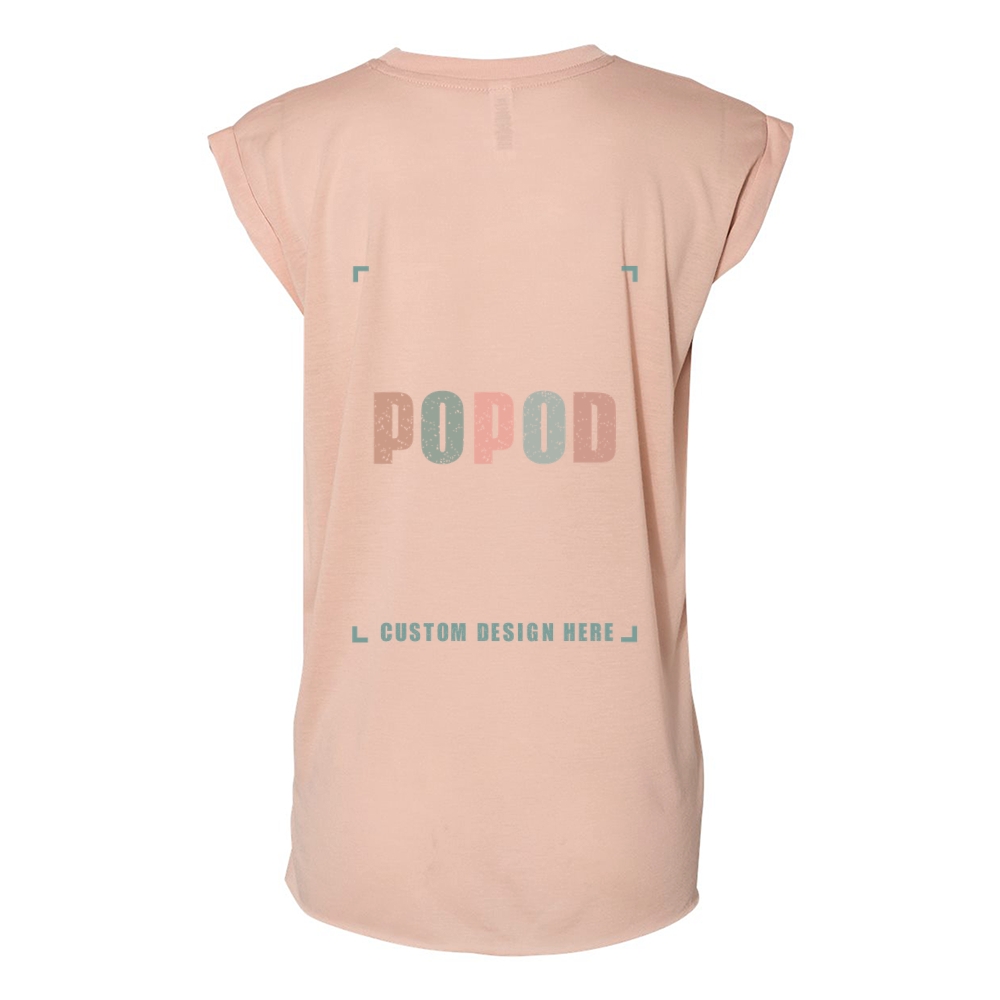 11 Colors Women’s Rolled Cuffs Muscle Tee PP7525