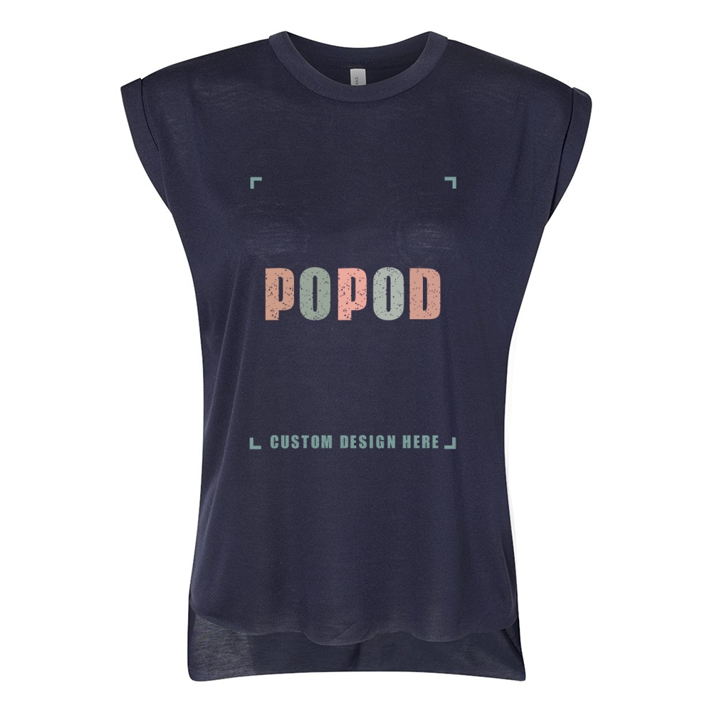 11 Colors Women’s Rolled Cuffs Muscle Tee PP7525