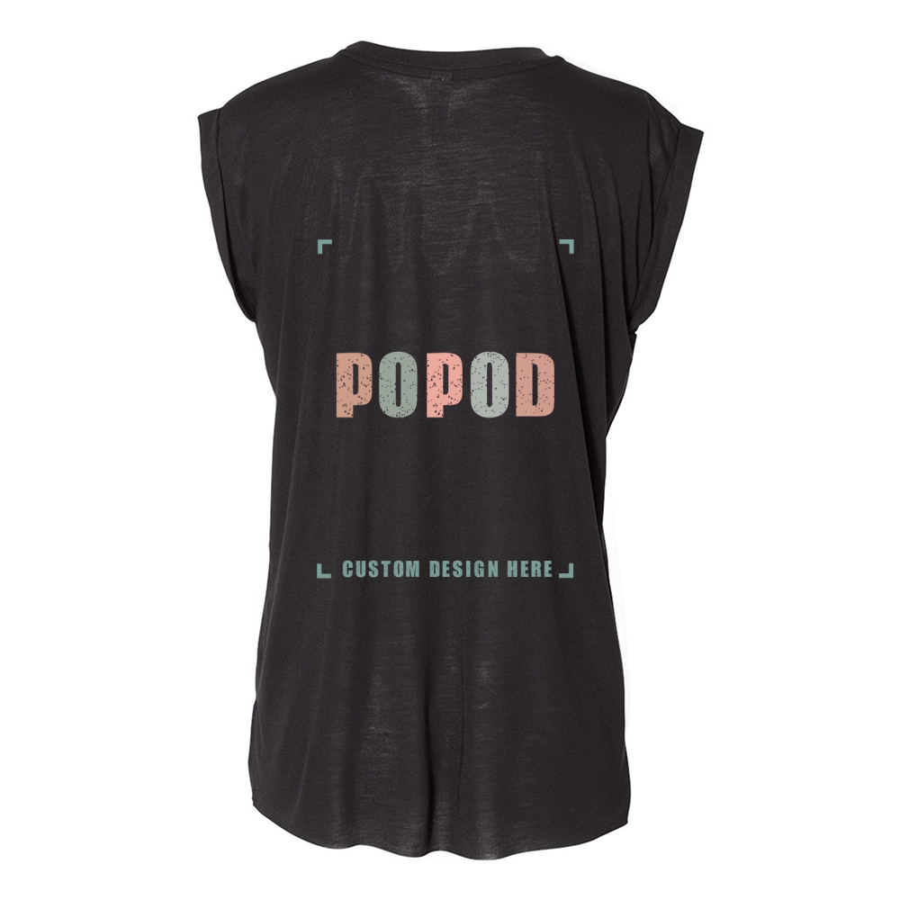 11 Colors Women’s Rolled Cuffs Muscle Tee PP7525