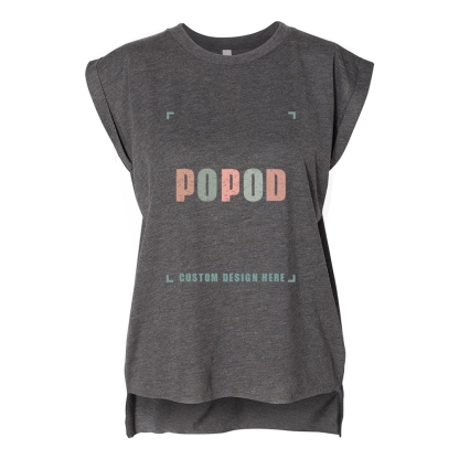 11 Colors Women’s Rolled Cuffs Muscle Tee PP7525