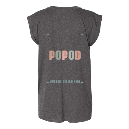 11 Colors Women’s Rolled Cuffs Muscle Tee PP7525