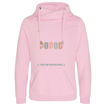 5 Colors Unisex Cross Neck Hooded PP7565