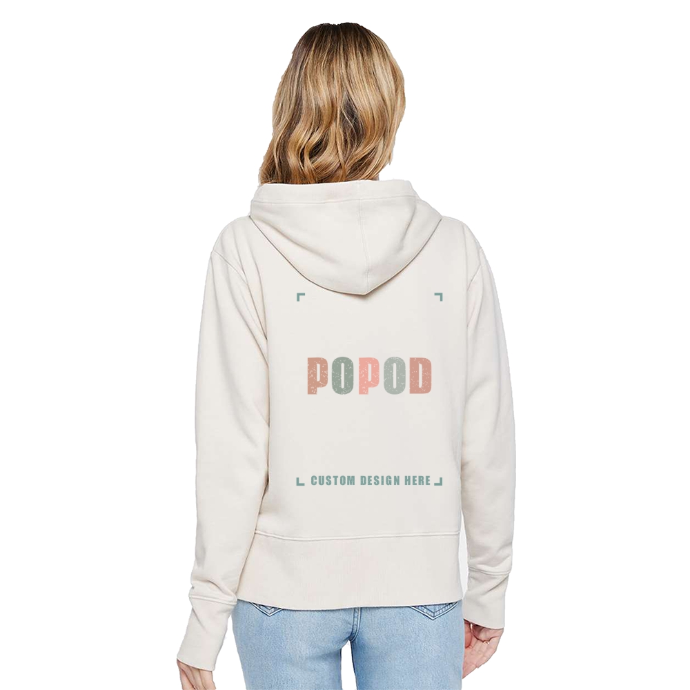 4 Colors Women's Braided Cotton Drawcords Hooded PP1718