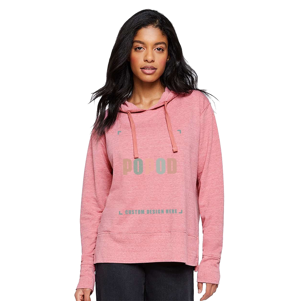 4 Colors Women's Braided Cotton Drawcords Hooded PP1718