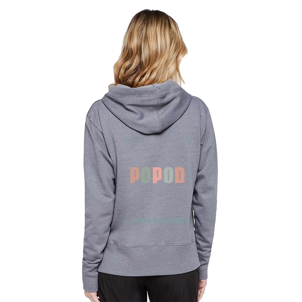 4 Colors Women's Braided Cotton Drawcords Hooded PP1718