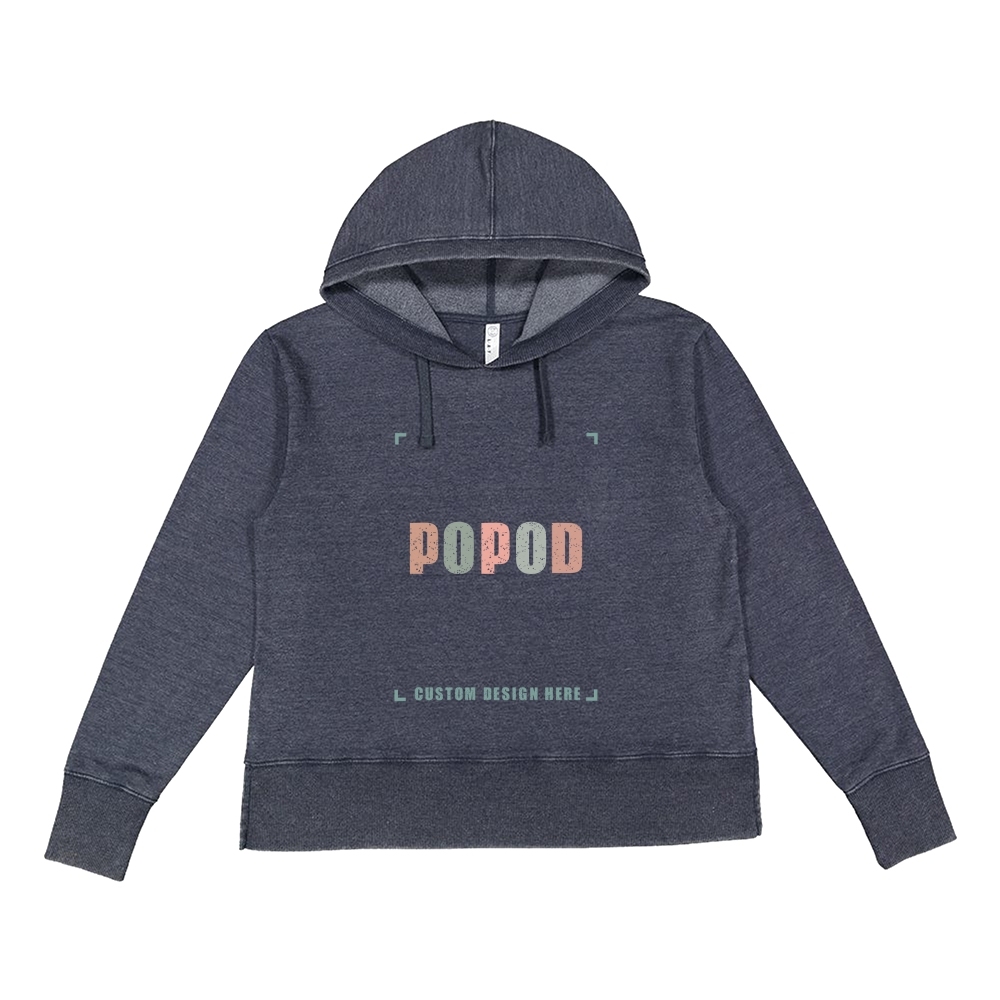 4 Colors Women's Braided Cotton Drawcords Hooded PP1718