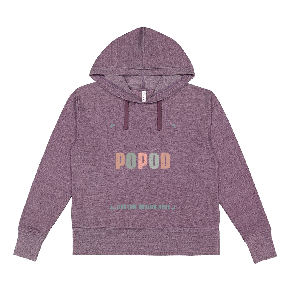 4 Colors Women's Braided Cotton Drawcords Hooded PP1718