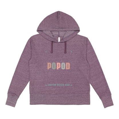 4 Colors Women's Braided Cotton Drawcords Hooded PP1718