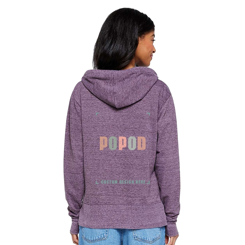 4 Colors Women's Braided Cotton Drawcords Hooded PP1718