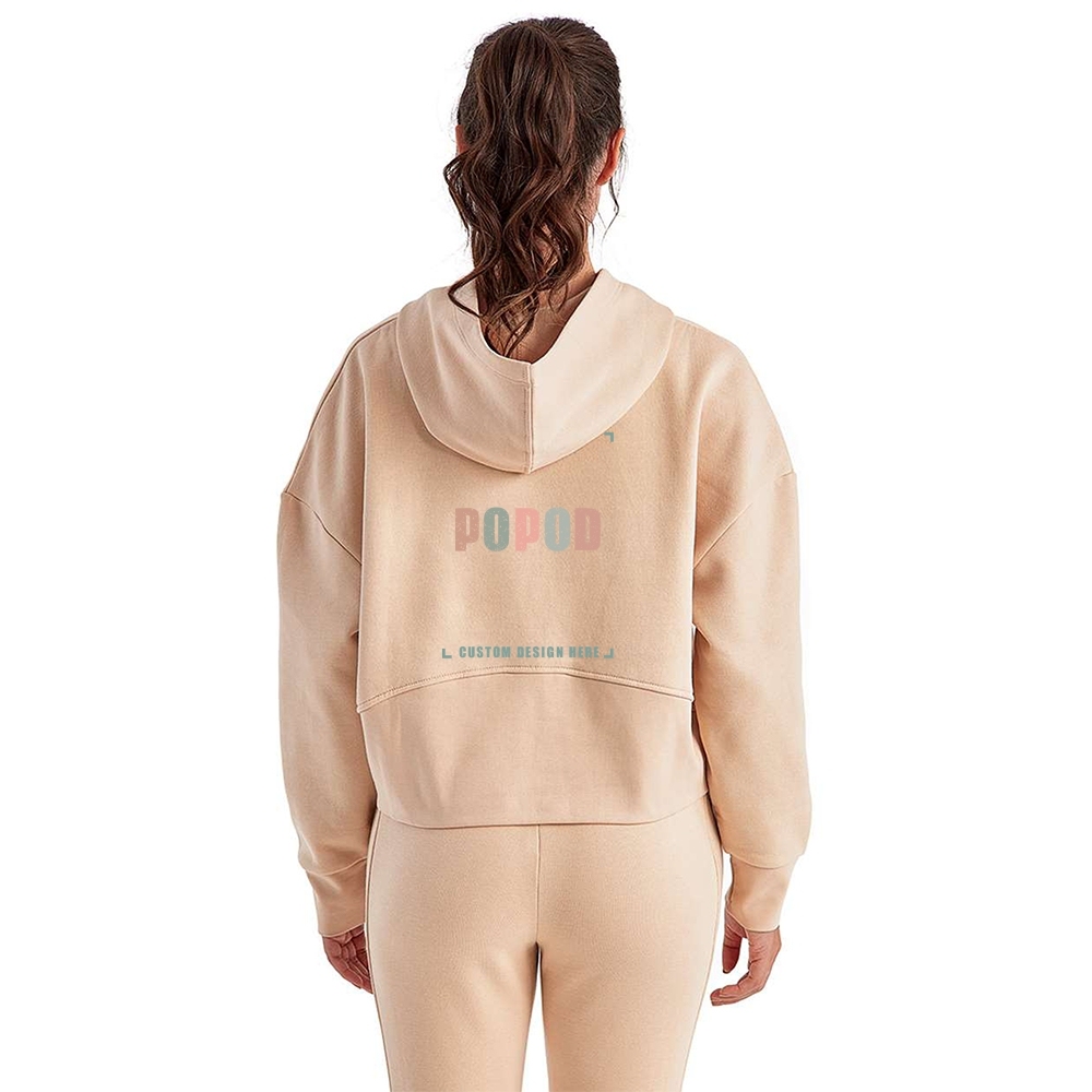 8 Colors Women's Half-Zip Hooded PP1736