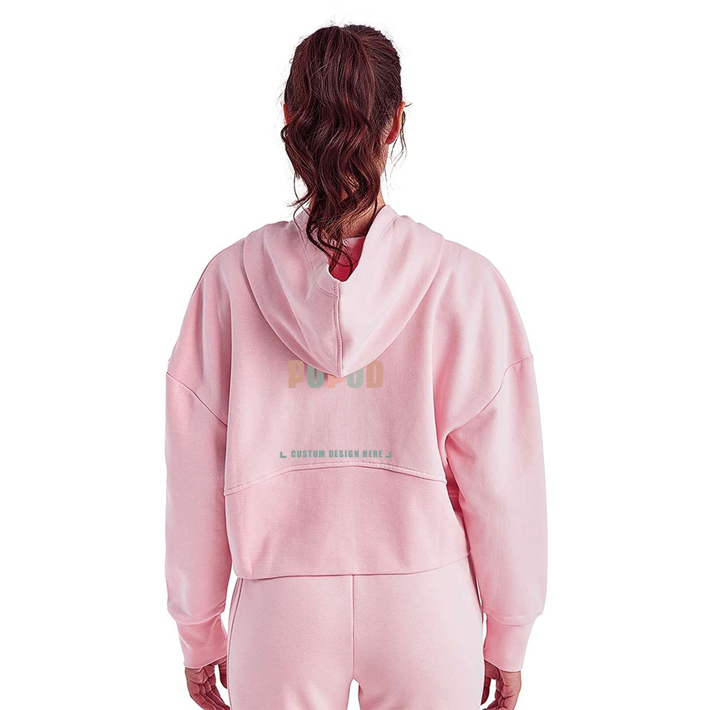 8 Colors Women's Half-Zip Hooded PP1736