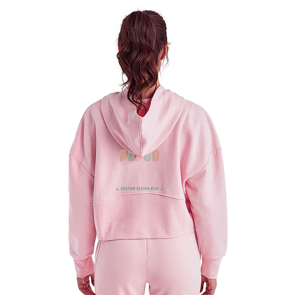 8 Colors Women's Half-Zip Hooded PP1736