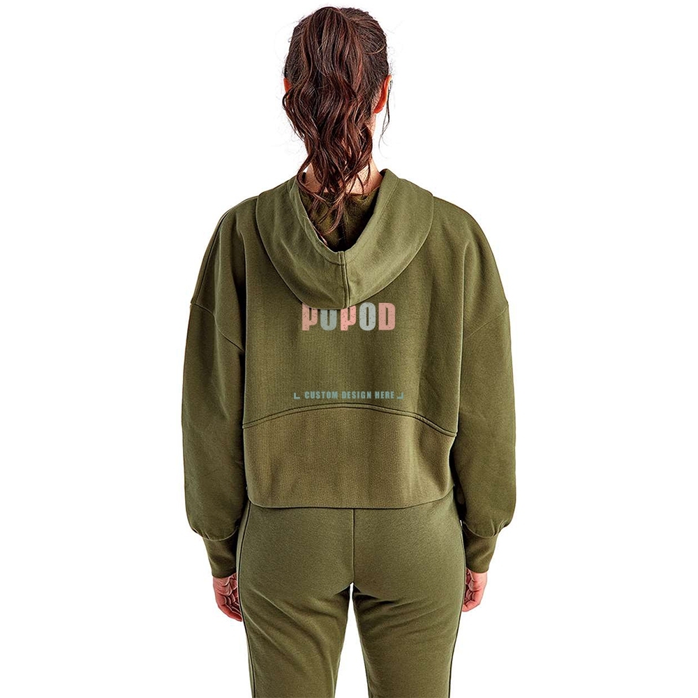 8 Colors Women's Half-Zip Hooded PP1736