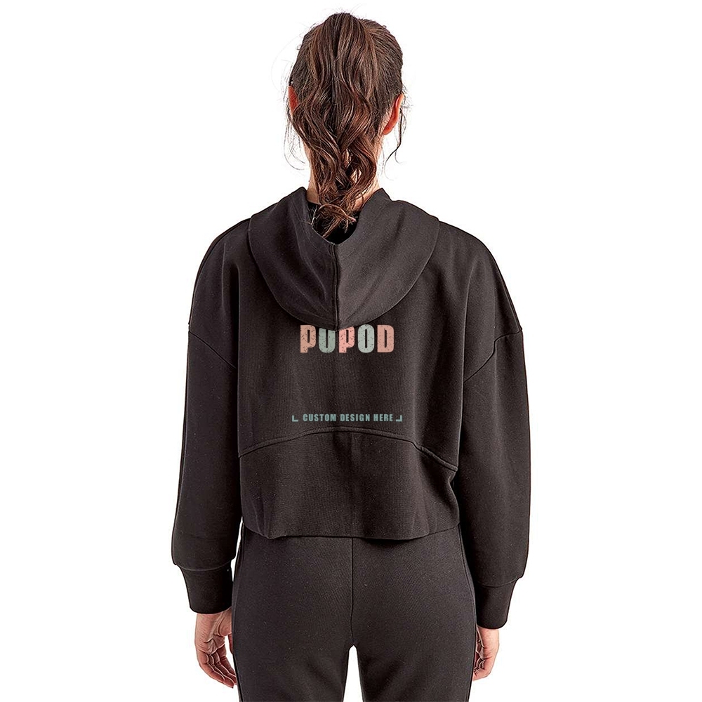 8 Colors Women's Half-Zip Hooded PP1736
