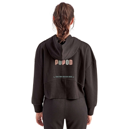8 Colors Women's Half-Zip Hooded PP1736