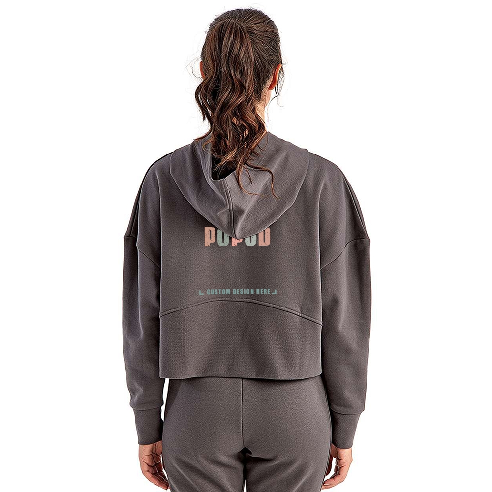 8 Colors Women's Half-Zip Hooded PP1736