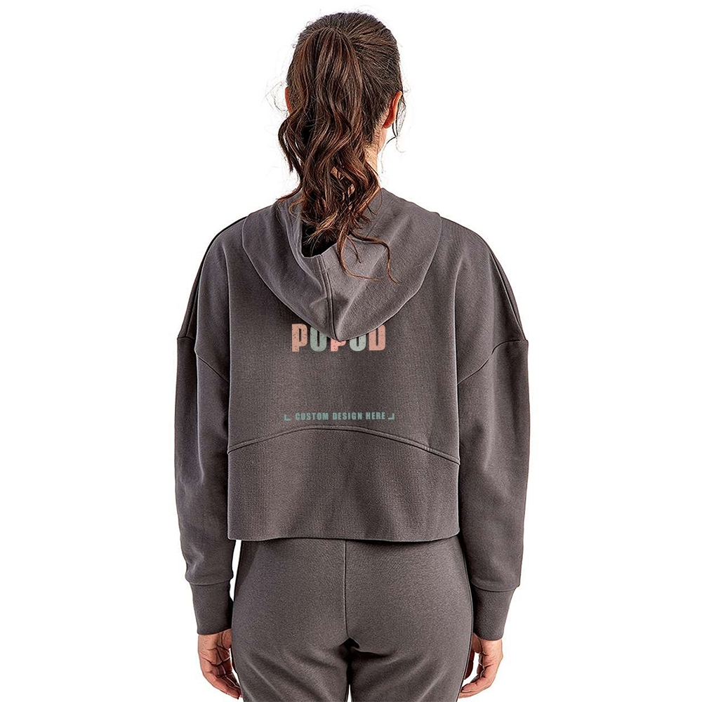 8 Colors Women's Half-Zip Hooded PP1736